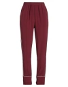 Golden Goose Woman Pants Burgundy Size S Silk In Red