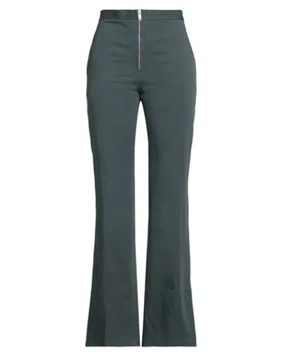 Golden Goose Woman Pants Deep Teal Size S Cotton, Linen In Green