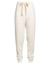 Golden Goose Woman Pants Ivory Size M Wool, Elastane