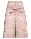 Golden Goose Woman Cropped Pants Pink Size S Cotton In Pink