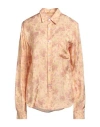 GOLDEN GOOSE GOLDEN GOOSE WOMAN SHIRT BLUSH SIZE S VISCOSE