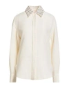 Golden Goose Jewel Collar Shirt In White