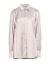 Golden Goose Woman Shirt Dove Grey Size L Viscose In Grey