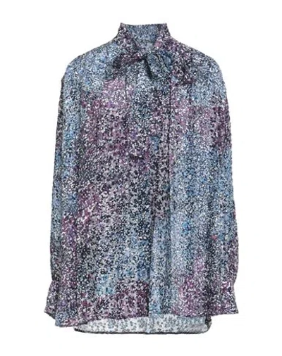 Golden Goose Woman Shirt Purple Size M Viscose, Silk