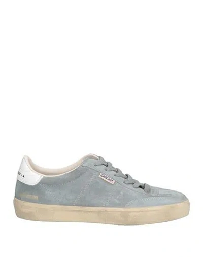 Golden Goose Woman Sneakers Grey Size 8 Leather In Gray