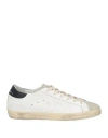 Golden Goose Superstar Mixed Leather Low-top Sneakers In Off White