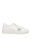 Golden Goose Pure Star Leather Low-top Sneakers In White