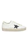 Golden Goose Hi Star Leather Low-top Sneakers In White