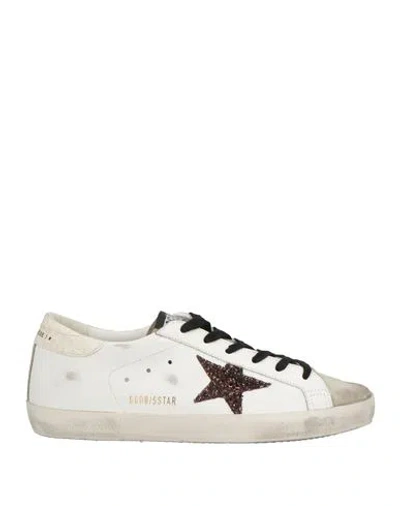Golden Goose Woman Sneakers White Size 12 Leather