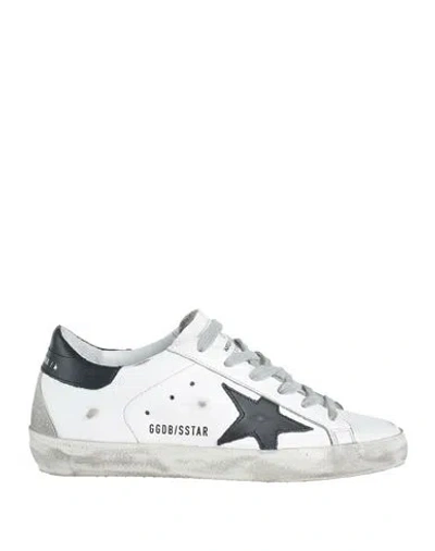Golden Goose Unisex Super-star Swarovski Low Top Sneakers In White