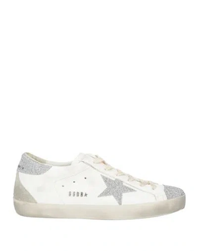 Golden Goose Woman Sneakers White Size 5 Leather In Multi