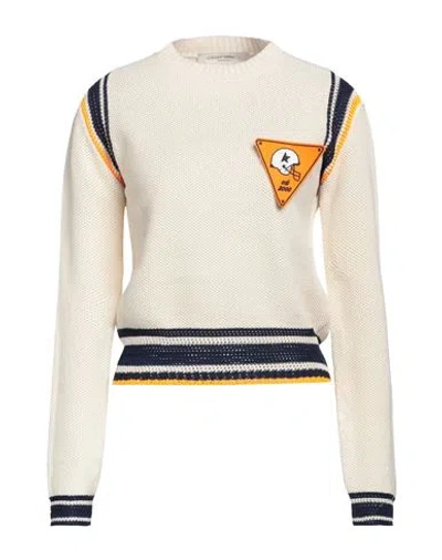 Golden Goose Woman Sweater Beige Size S Cotton In Neutral