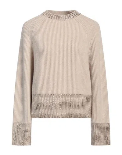 Golden Goose Woman Sweater Beige Size S Wool In Neutral