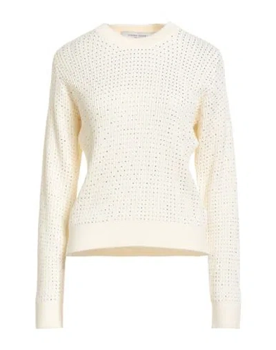 Golden Goose Woman Sweater Ivory Size M Virgin Wool In Neutral
