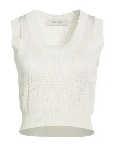 Golden Goose Woman Sweater Light Green Size L Cotton, Viscose