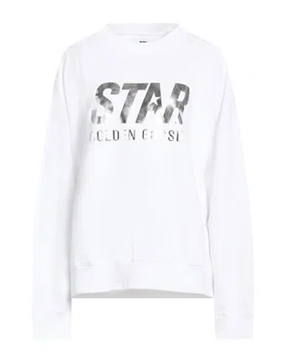 Golden Goose Woman Sweatshirt White Size L Cotton