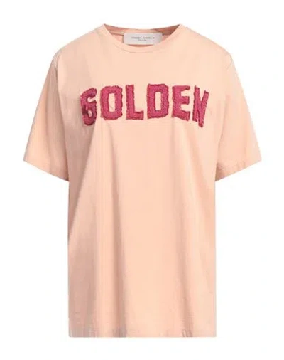 Golden Goose Woman T-shirt Blush Size S Cotton In Pink