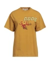 Golden Goose Woman T-shirt Mustard Size S Cotton In Yellow
