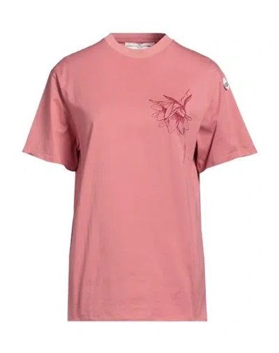 Golden Goose Woman T-shirt Pastel Pink Size S Cotton
