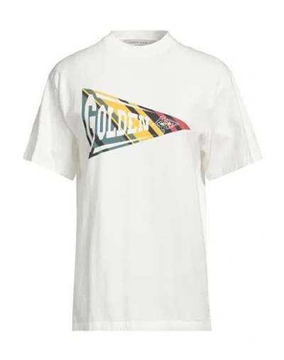 Golden Goose Woman T-shirt White Size S Cotton