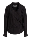 Golden Goose Woman Top Black Size M Viscose, Cotton In Black