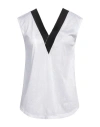 Golden Goose Woman Top White Size S Polyester In White