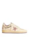 Golden Goose Lace-up Low-cut Casual Shoes In Nude