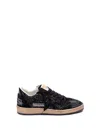 Golden Goose Sneakers Ball-star In Suede E Glitter