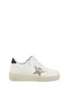 Golden Goose Ball Star Leather Glitter Low-top Sneakers In Multi