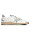Golden Goose Multicolor Leather Ball Star Sneakers In White