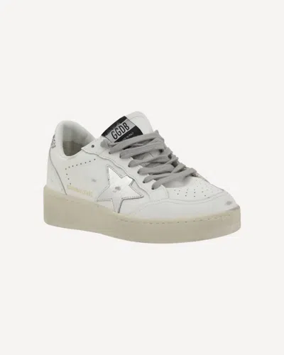 Golden Goose Women Ball Star 2 Sneakers In Silver