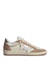 Golden Goose Women's Ballstar Leather Sneakers In White