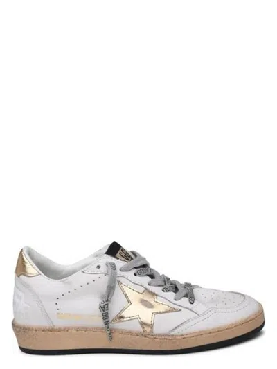 GOLDEN GOOSE WOMEN'S BALLSTAR LEATHER UPPER LAMINATED ST SNEAKER