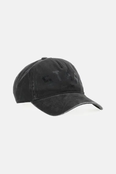 Golden Goose Women Baseball Cotton Cap In Black
