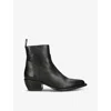 Golden Goose Leather Boots In Black