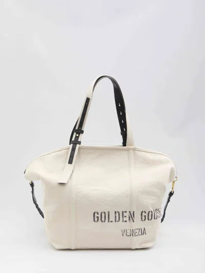 GOLDEN GOOSE GOLDEN GOOSE WOMEN CANVAS SHOPPING BAG