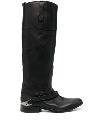 GOLDEN GOOSE GOLDEN GOOSE WOMEN CHARLIE LEATHER UPPER