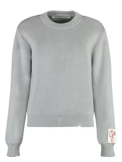 GOLDEN GOOSE WOMEN'S COTTON CREW-NECK SWEATER
