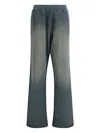 Golden Goose Trousers Featuring Elastic Waistband And Pockets In Blue