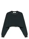 Golden Goose Golden Cropped Crewneck Sweatshirt