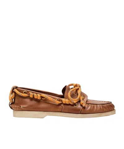 Golden Goose Women's Cruise Loafer In Tobacco-colored Leather In Brown