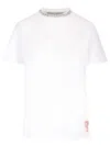 Golden Goose Short-sleeved T-shirt With Sparkling Embellishments In White