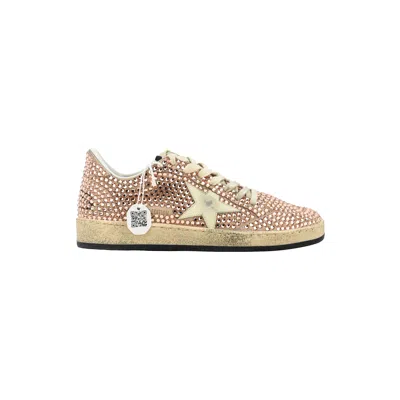 Golden Goose Women's Crystals Sneakers In Pink/cream