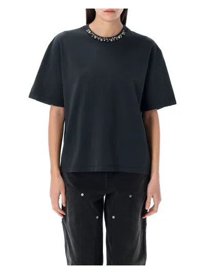 GOLDEN GOOSE WOMEN'S CRYSTALS T-SHIRT