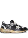 Golden Goose Running Dad Net And Nappa Upper Suede Star Shoes In Multicolor