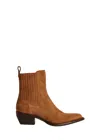 Golden Goose Women's Debbie Beatles Suede Ankle Boots In Brown In Brown