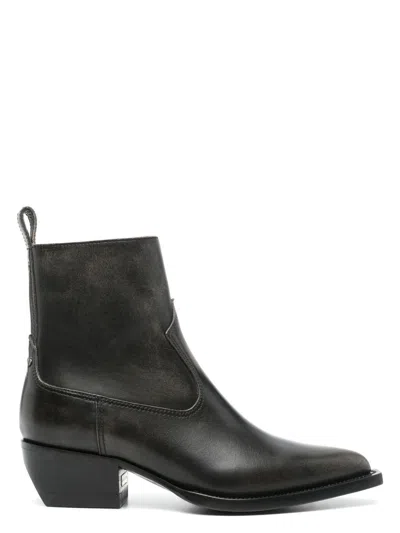 GOLDEN GOOSE WOMEN'S DEBBIE LEATHER BOOTS