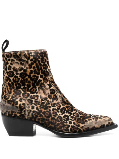 Golden Goose Women Debbie Leather Boots In Multi