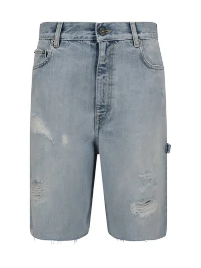 Golden Goose Women Denim Shorts In Blue