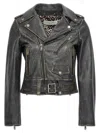 Golden Goose Leather Biker Jacket Clothing